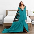 thumbnail image 5 of Coastal Carolina University Fleece Blanket, Very Soft Microfiber Flannel Blanket for Couch Warm and Cozy for All Seasons, 5 of 6