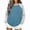 *Light Blue, variant on VBVC Women's Raglan Sleeve Crewneck Sweatshirt , Long Sleeve Pullover Top For Women , Ladies' Casual Color Block Hoodie with Pockets, Light Blue , S-2XL