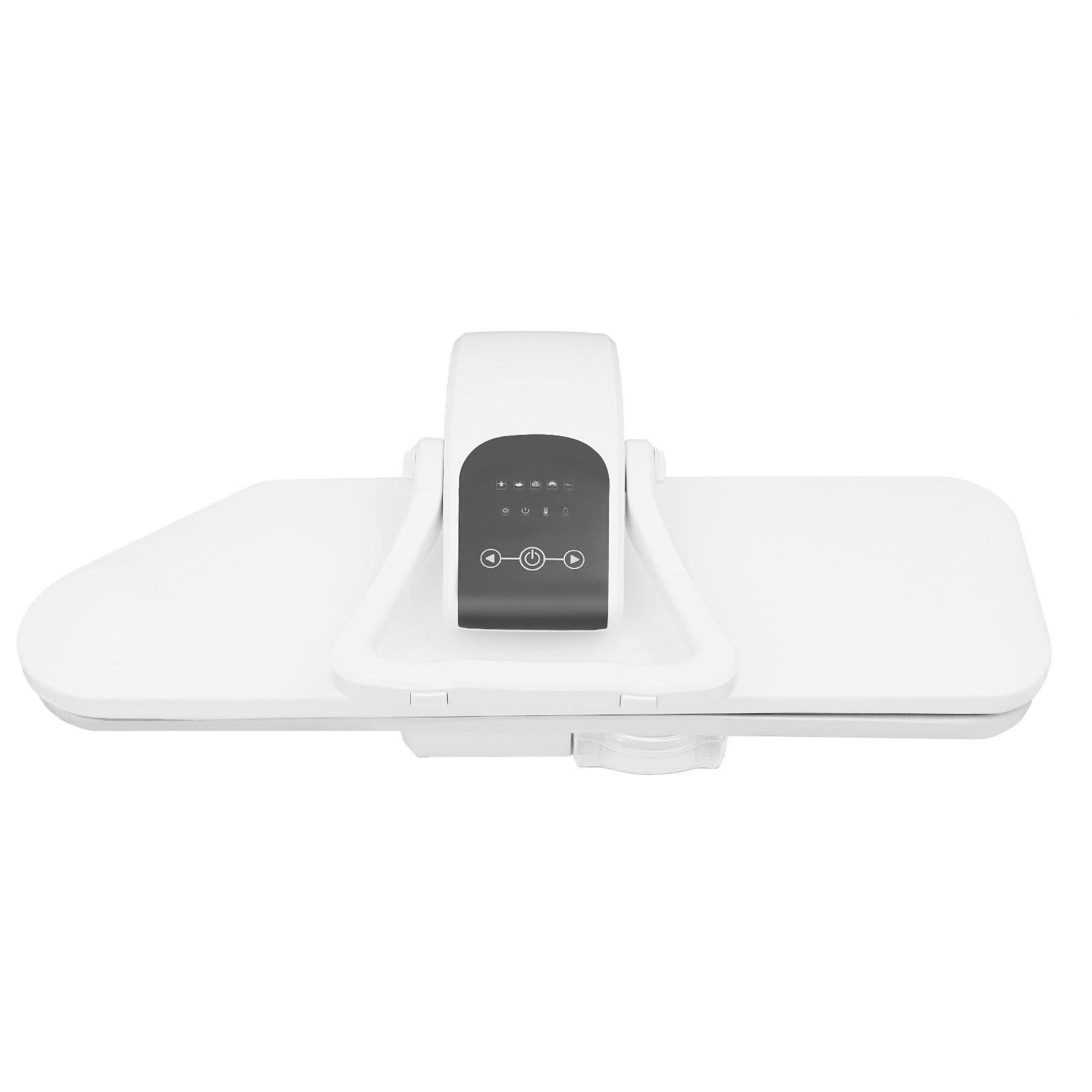 White 1600W 36in Fabric Press Machine Clothes Steam Press Touchscreen Modern
