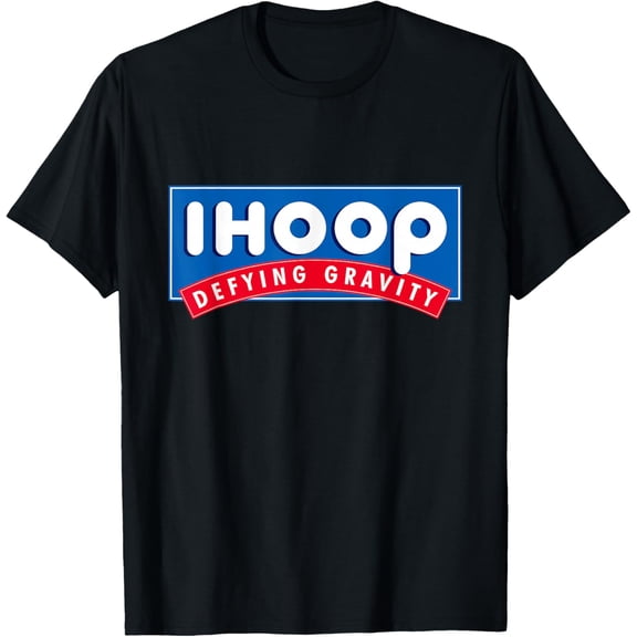Ihoop I hoop Defying Gravity - Basketball & Basketballer T-Shirt- American fashion hot selling casual retro high quality 100% cotton T-shirt 1 piece