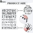 thumbnail image 3 of 8 Sheets Self Adhesive Vinyl Letters Numbers Kit, Stickers DIY Decal Script Pantry Labels for Signs, 3 of 5