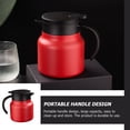 thumbnail image 3 of Weiweiguan 1Pc Large Capacity Water Kettle Thermal Insulation Water Kettle with Lid (Red), 3 of 7