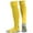Yellow, variant on PLHWHYQ Kids Soccer Socks, Knee High Long Athletic Socks with Cushioned Towel Bottom for Boys Girls Youth Sports Football Purple 10-14 Years