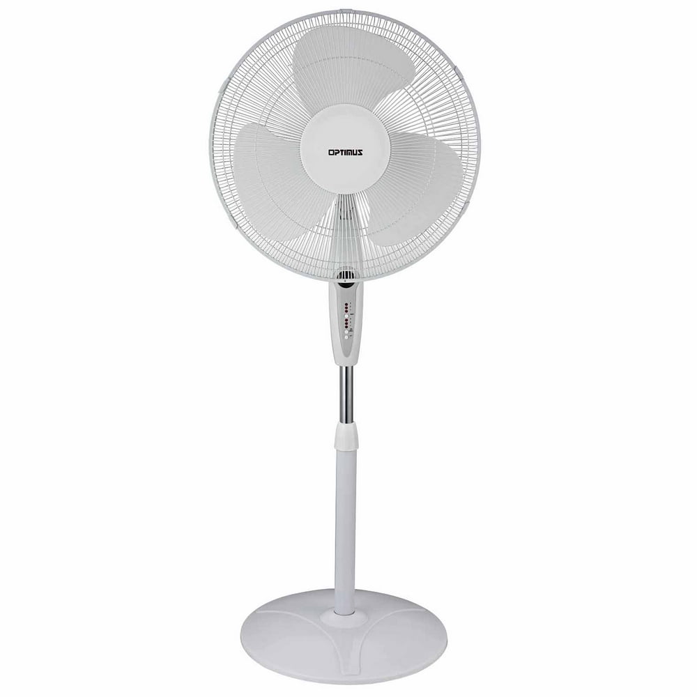 16" Oscillating Stand Fan with Remote Control
