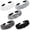 Black White Series, variant on YooGuoGuo 5 Pcs Knotted Vintage Women's Wide Buffalo Plaid Hair Knot Headbands in 5 Colors