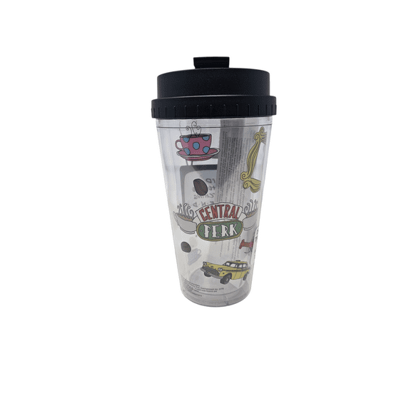 Friends 16oz Plastic Double Walled Travel Tumbler