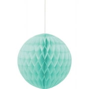 Unique Industries Mint Green 8" Round Shaped Tissue Paper Hanging Pom Poms
