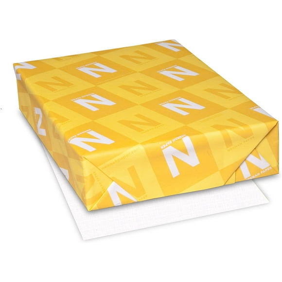 Neenah Classic Linen 24 lb 8 1/2 x 11 Inch Solar White Paper 500 Sheets (06051)