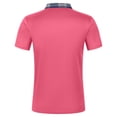 thumbnail image 5 of Kcolen Black Polo Shirts for Men Slim Fit Men Denim Lapel Button Down Collar Men's Casual Loose Fit Comfort Business Short Sleeve Shirt Summer Outdoor Basic, 5 of 5