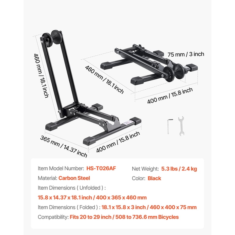 Foldable Floor Bike Stand For Mountain And Road Bikes photo 7