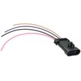 thumbnail image 1 of ICT Billet GM LS O2 Oxygen Sensor Flat 4-Wire Male Harness Connector Plug Pigtail WP0XY31, 1 of 4