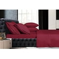 thumbnail image 3 of Mocassi 1800 Series Ensemble de Draps 2 Pcs Taies d'Oreiller, Format Standard - Bourgogne, 3 of 3