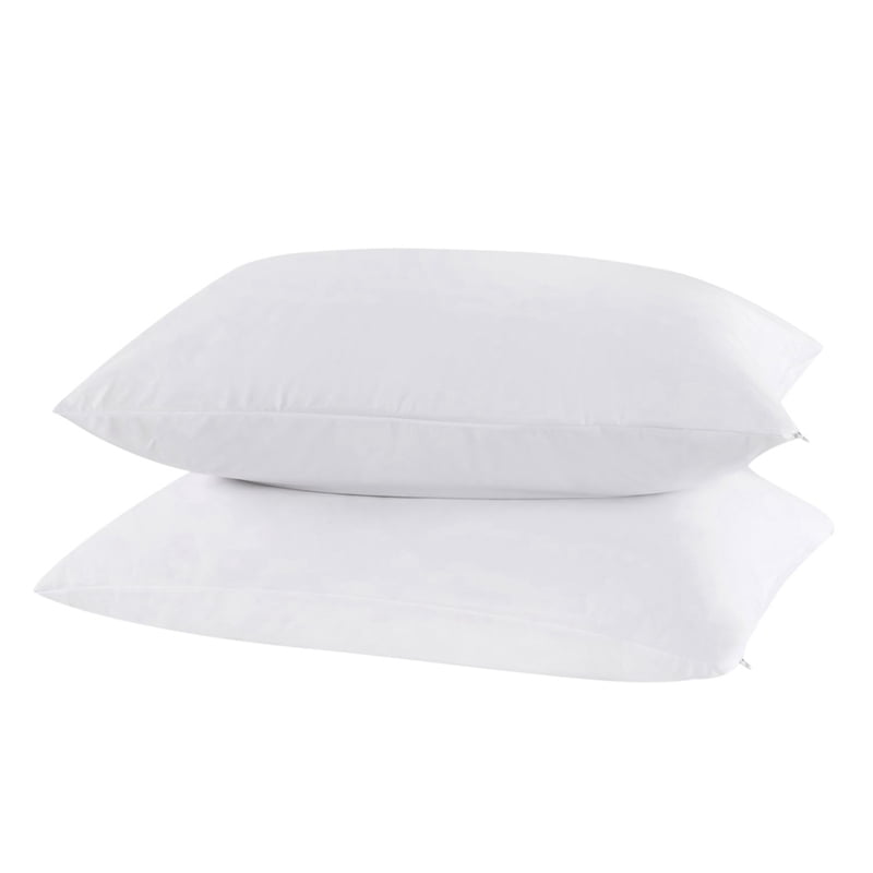 50 Standard Vinyl Zippered Pillow Cases Waterproof Bed Bug Dust Mite Protection 