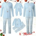 thumbnail image 6 of Shadoumai Matching Family Christmas Pajamas For Couples, Xmas Tree Print Tops Long Sleeve Holiday Sleepwear Sets For Mom Dad Fall Clothes, 6 of 6