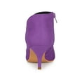 thumbnail image 2 of Unique Bargains Women's Pointed Toe Kitten Heel Ankle Boots, 2 of 7