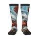 thumbnail image 1 of Balery Red Train Hot Air Balloon Calcetines novedosos Calcetines deportivos Calcetines hasta la rodilla Calcetines de algodón Calcetines originales y geniales, 1 of 6