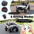 thumbnail image 2 of Gymax 24V Ride On Car for Kids Battery Powered Electric Vehicle w/ Parent Remote Control White, 2 of 8