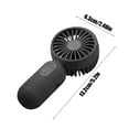 thumbnail image 4 of JMKQLZ Portable Handheld Mini Fans, USB Rechargeable Personal Fan for Travel, 3 Speeds Rechargeable Battery Operated Eyelash Mini Fan,Lightweight, and Compact for Travel, Office, and Home Use, 4 of 6