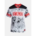thumbnail image 5 of One Piece Men's and Big Men's Front Back Graphic Soccer Jersey with Short Sleeves, Sizes XS-3XL, 5 of 5