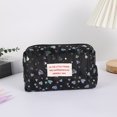 thumbnail image 1 of Fiudx Ofertas de la semana Bolsa para bolígrafos con forma de corazón para niña, bolsa de lavado portátil de gran capacidad, bolsa de almacenamiento de viaje de alta belleza, 1 of 2