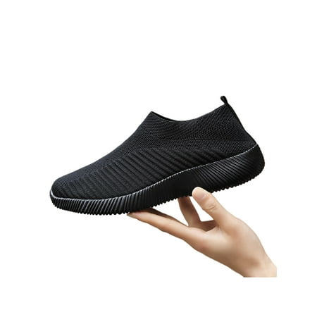 

LUXUR Womens Shoes Breathable Casual Shoes Summer Sneaker Slip On Mesh Sport Shoes