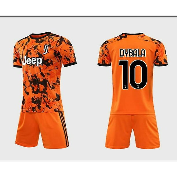 Nuevo 2021 2022 Camiseta de futbol para ninos 7 Ronaldo 10 Dybala Camisetas de futbol Conjunto de pantalones cortos Tallas para jovenes 10 Naranja 24 BmatwkZeng Bmatwk Jersey Bodega Aurrera en linea