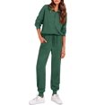 thumbnail image 1 of Conjunto Deportivo PRETTYGARDEN Otoño 2 Piezas Verde Oscuro Talle Grande, 1 of 8