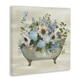 thumbnail image 4 of Stupell Industries Floral Bouquet Bathtub Typography Painting Gallery Wrapped Canvas Art Print Wall Art, 30 x 30, 4 of 8