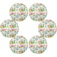 thumbnail image 3 of Coolnut Easter Bunny Eggs Round Placemats Waterproof Non-Slip Washable Place Mats Polyester Table Mats Set of 1 Heat Resistant for Home Kitchen Holiday Party Home Decor Gifts, 3 of 7