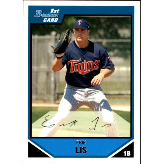 2007 Bowman Prospects #BP19 Erik Lis MLB Baseball Trading Card