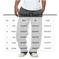 thumbnail image 3 of Dwelliawo Men's Baggy Pants Open Bottom Wide Leg Workout Pants Athletic Fleece Lounge Sweatpants with Pocket Winter Loose Pant Khaki S, 3 of 5