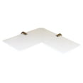 thumbnail image 3 of Estantes De Pared De Esquina De Seguridad Acrílicos Estantes Flotantes Dormitorio Bao Blanco Sunnimix cuarto de baño del estante de la esquina, 3 of 6
