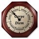 thumbnail image 1 of Reloj de pared DayClocks Day of the Week Carpe Diem Caoba, 10 pulgadas, 1 of 9