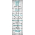 thumbnail image 2 of Kimberly, Allen 13x32 Gold Ornate Wood Framed with Double Matting Museum Art Print Titled - Family Rules v3, 2 of 4