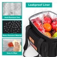 thumbnail image 4 of Tactical Large Lunch Box for Men, Heavy Duty Insulated Lunch Bag for Work, Leakproof Lunch Cooler Bag with Shoulder Strap Lunch Pail for Shifts Camping Outdoor Day Trip (12L), 4 of 9