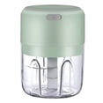 thumbnail image 3 of Picadora de ajo eléctrica inalámbrica de 250 ml, multifuncional, desmontable, mini picadora de alimentos para jengibre, cebolla y verde., 3 of 14