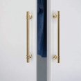thumbnail image 5 of 6 tiradores dorados para muebles, tirador dorado - tirador para puerta de cocina, tirador de latón para cajón, tiradores dorados para muebles, distancia entre centros de 160 mm, 5 of 5