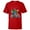 Red, variant on Marvel Super Heroes in Action Holiday - Short Sleeve T-Shirt for Kids - Customized-White