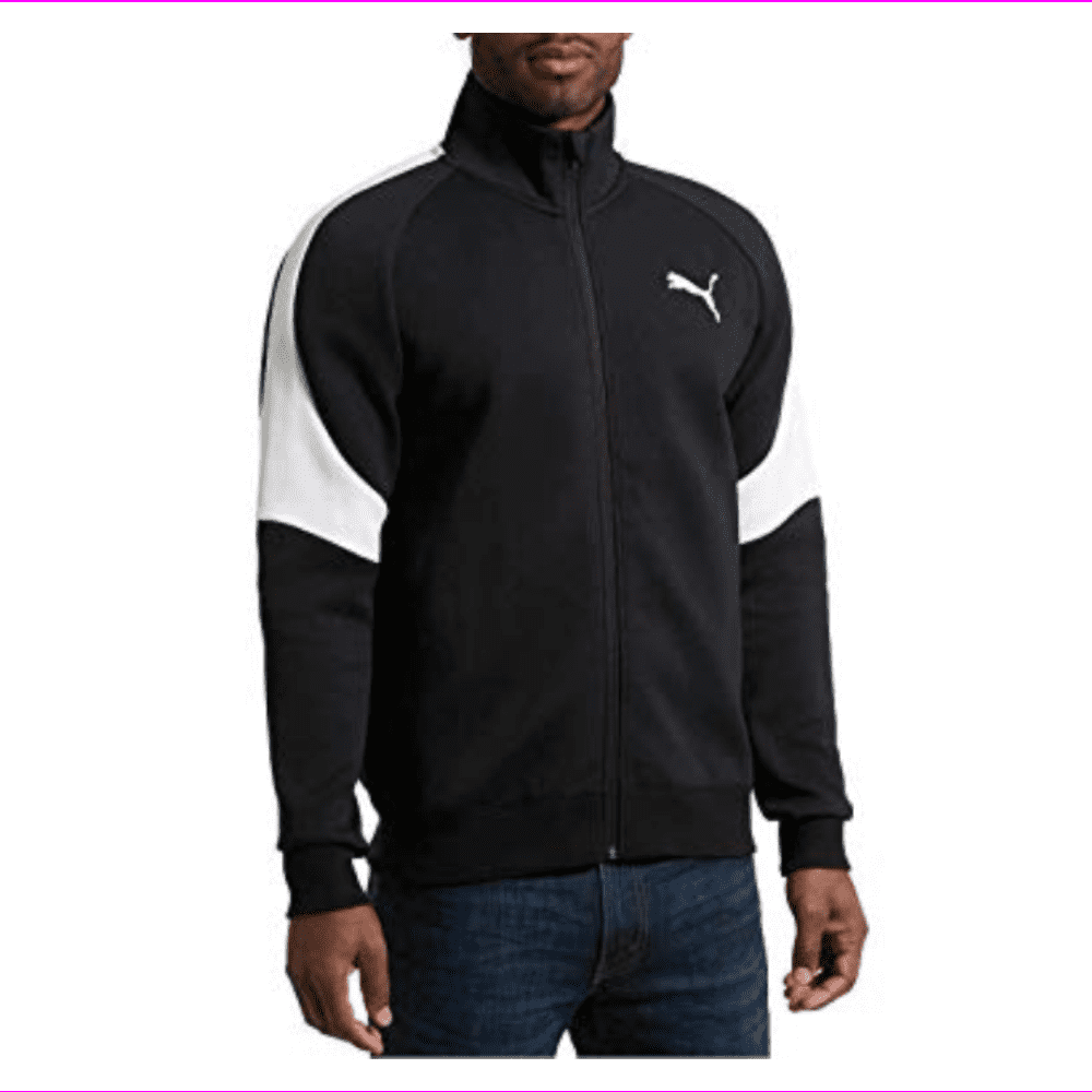 Puma Men's Evostripe Core Full Zip Track Jacket , Side Pockets L/Black ...