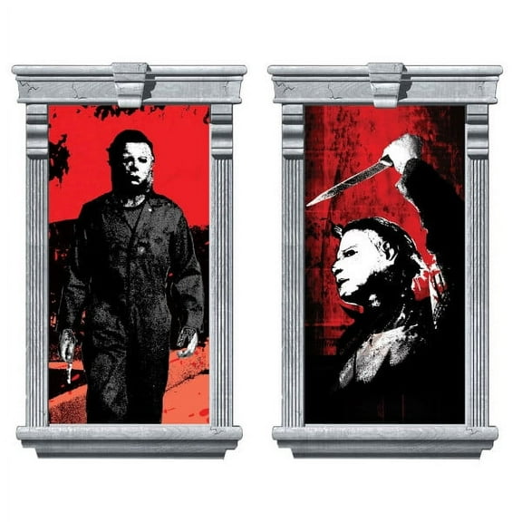 Halloween II Window Silhouettes (2pc)