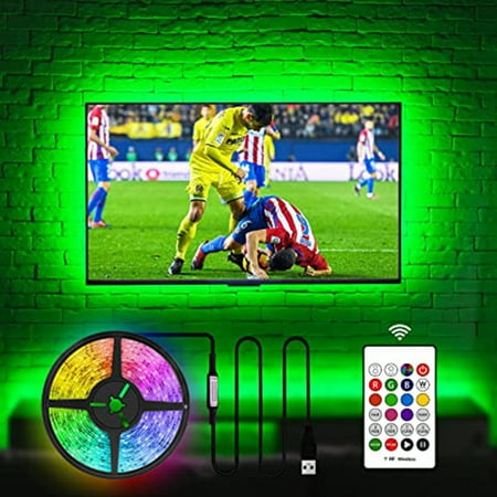 

Led Lights for TV USB TV LED Backlight Behind TV Monitor HDTV Wall Work Space Decor RGB Color Changing Led Strip Lights for Gaming Room Decor Ambient Lighting