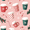 Pink Christmas Cups, variant on Yayeee 100% Cotton Hand Towels for Bathroom 16" x 28" Soft Absorbent Kitchen Towel, Pink Christmas Cups
