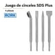 thumbnail image 2 of Juego Cinceles Sds Plus Rork Para Concreto Taladro Set 4 Piezas MT-012, 2 of 5