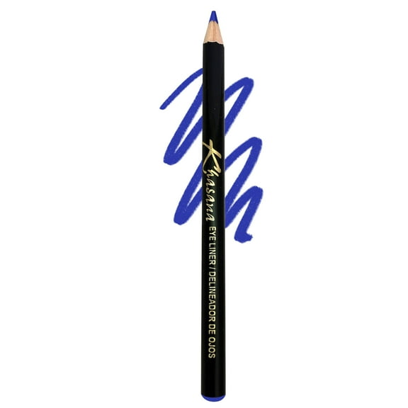 Khasana Eyeliner Pencil, Glide On, Waterproof, Ultra Smooth & Creamy Application, Long-Lasting, Luminous Formula, Smudge-Proof, Ophthalmologist Tested, Cruelty Free & Vegan. #41 Royal Blue