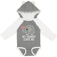 thumbnail image 3 of Inktastic My Gammy Loves Me Grandchild Boys or Girls Long Sleeve Baby Bodysuit, 3 of 5