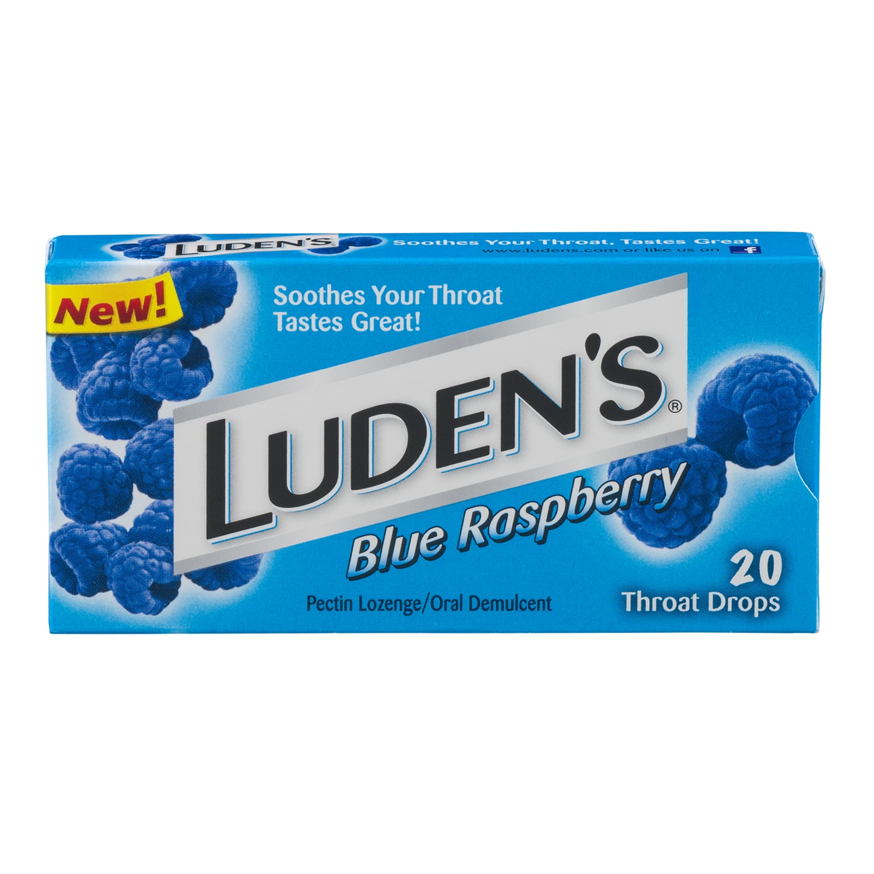 Luden's Throat Drops Blue Raspberry 20 CT