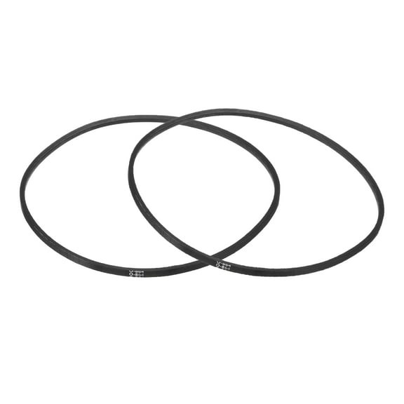 2Pcs O-864 O Type V-belt 864mm/34" Inner Length x 0.39" Width x 0.24" Height