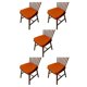 thumbnail image 2 of Yuarrent Cojines traseros de algodón con memoria para una experiencia de asiento cómoda y es universal No.13- Naranja Type2 NO2, 2 of 6