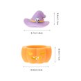 thumbnail image 4 of 12pcs Halloween Table Ornament Resin Pumpkin Witch Hat Decorations Micro Scene Decorations, 4 of 8