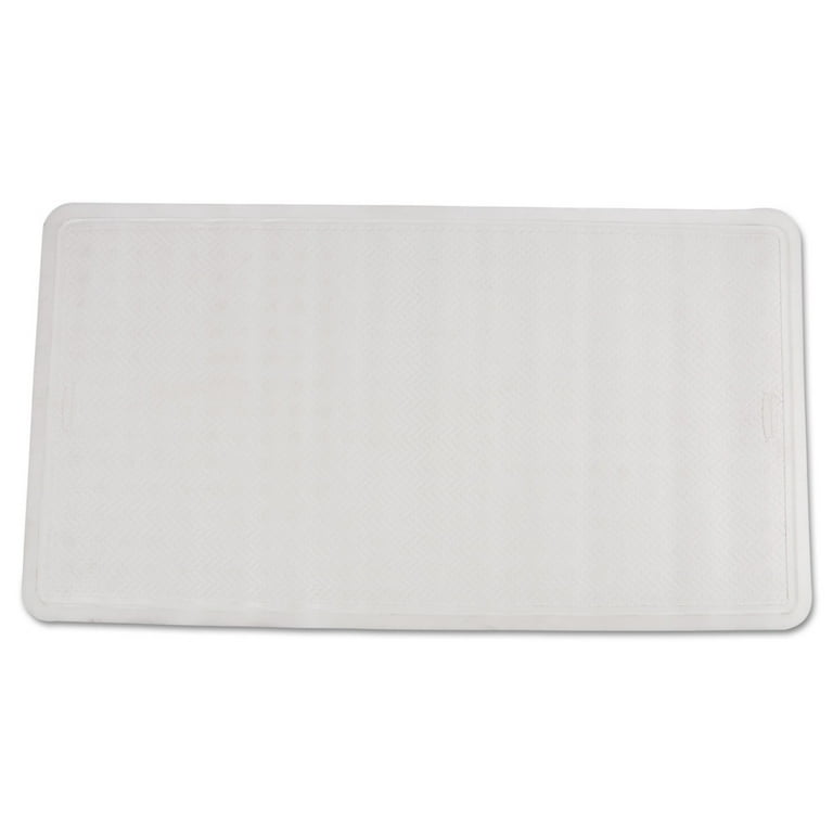 TranquilBeauty White Non-Slip Bath Mat  88x40cm/35x16in, 88 x 40 cm -  Fry's Food Stores